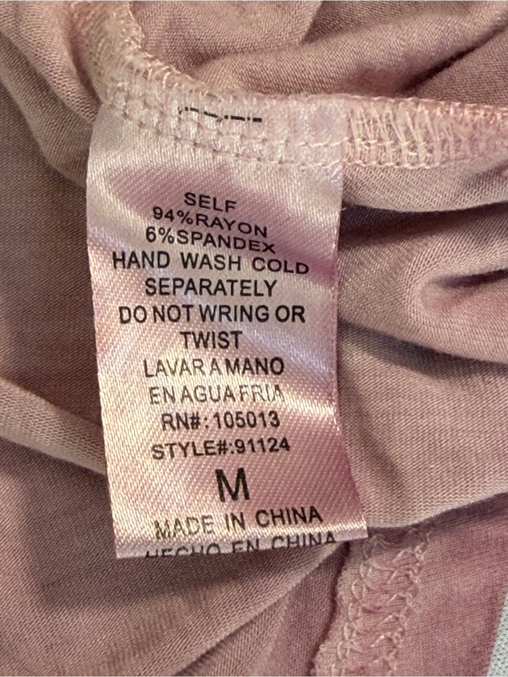 Altar’d State Dusty Pink Babydoll Tunic Dress Medium Soft Stretch Flowy Casual - Picture 7 of 7